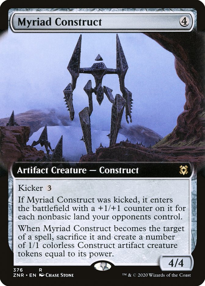 Myriad Construct (Extended Art) [Zendikar Rising] | Red Riot Games CA