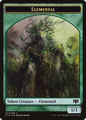 Elemental // Beast (019/036) Double-Sided Token [Commander 2014 Tokens] | Red Riot Games CA