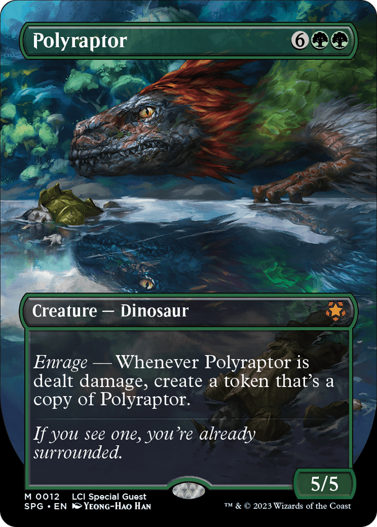 Polyraptor (Borderless) [The Lost Caverns of Ixalan Special Guests] | Red Riot Games CA