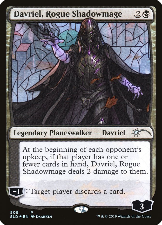 Davriel, Rogue Shadowmage (Stained Glass) [Secret Lair Drop Promos] | Red Riot Games CA