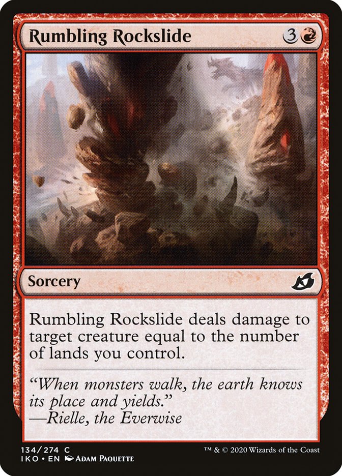Rumbling Rockslide [Ikoria: Lair of Behemoths] | Red Riot Games CA