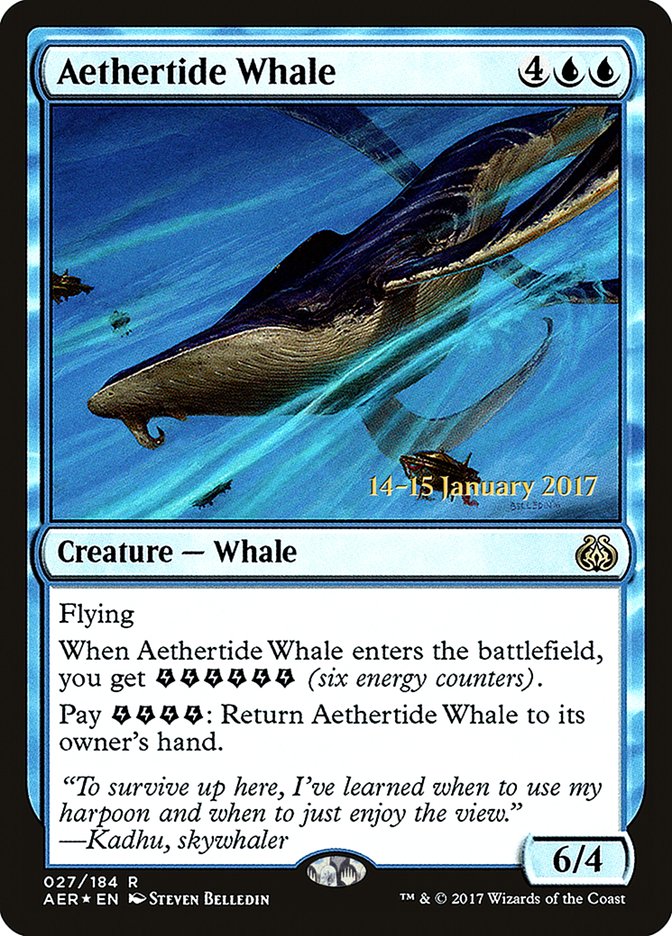 Aethertide Whale [Aether Revolt Prerelease Promos] | Red Riot Games CA