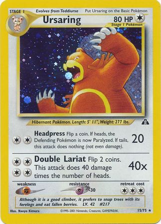 Ursaring (15/75) [Neo Discovery Unlimited] | Red Riot Games CA