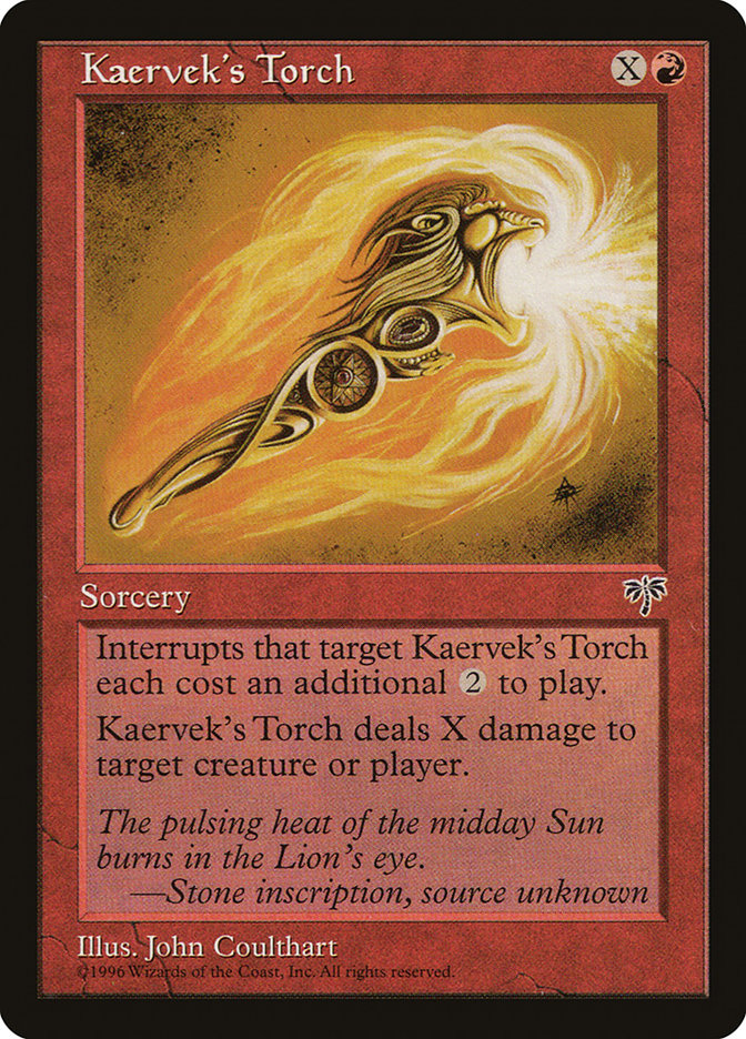 Kaervek's Torch [Mirage] | Red Riot Games CA