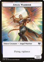 Human Warrior // Angel Warrior Double-Sided Token [Kaldheim Tokens] | Red Riot Games CA