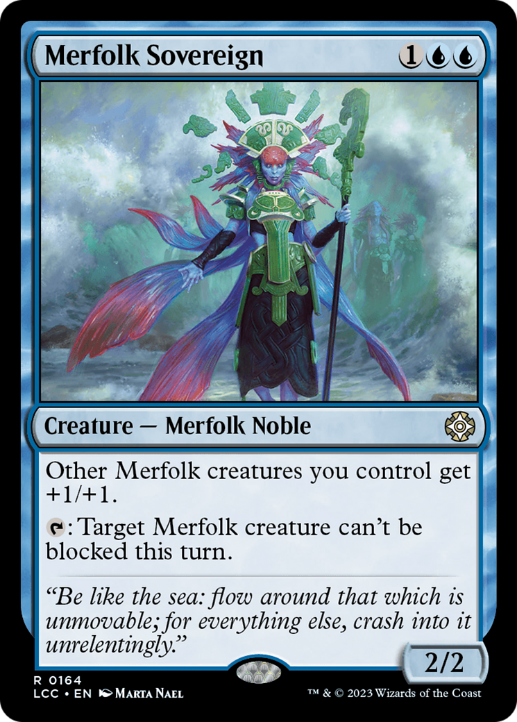 Merfolk Sovereign [The Lost Caverns of Ixalan Commander] | Red Riot Games CA