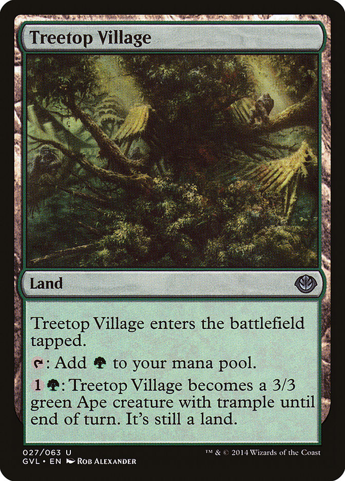 Treetop Village (Garruk vs. Liliana) [Duel Decks Anthology] | Red Riot Games CA