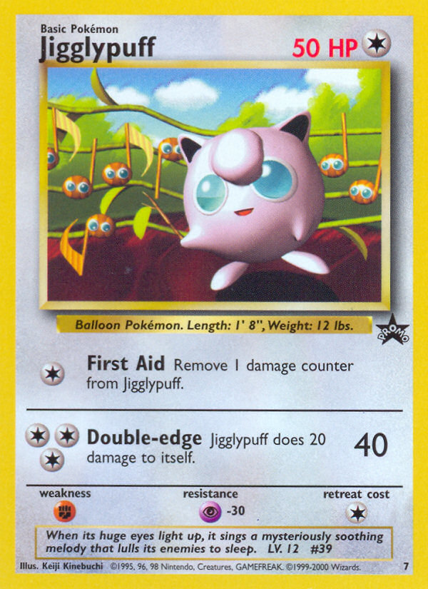 Jigglypuff (7) [Wizards of the Coast: Black Star Promos] | Red Riot Games CA