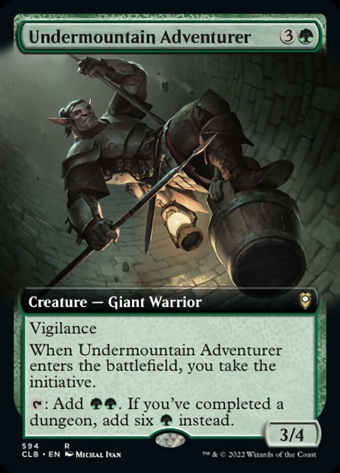 Undermountain Adventurer (Extended Art) [Commander Legends: Battle for Baldur's Gate] | Red Riot Games CA