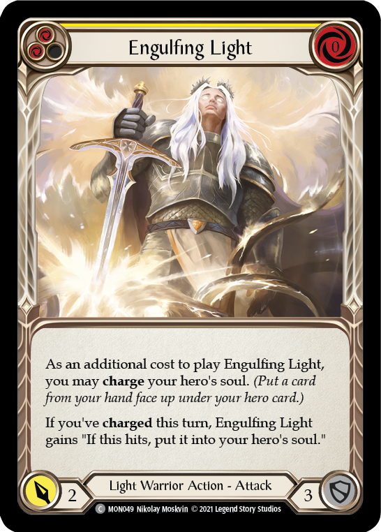 Engulfing Light (Yellow) [MON049] (Monarch)  1st Edition Normal | Red Riot Games CA