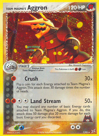 Team Magma's Aggron (7/95) [EX: Team Magma vs Team Aqua] | Red Riot Games CA