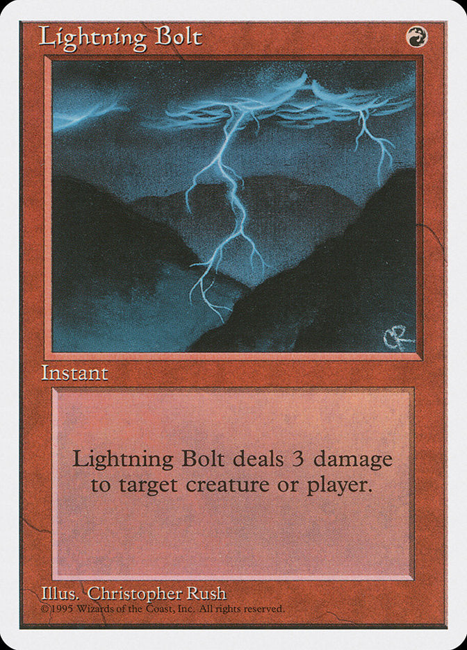 Lightning Bolt [Fourth Edition] | Red Riot Games CA