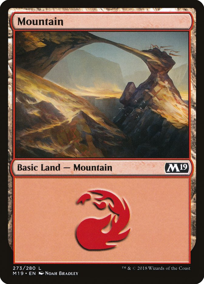 Mountain (273) [Core Set 2019] | Red Riot Games CA