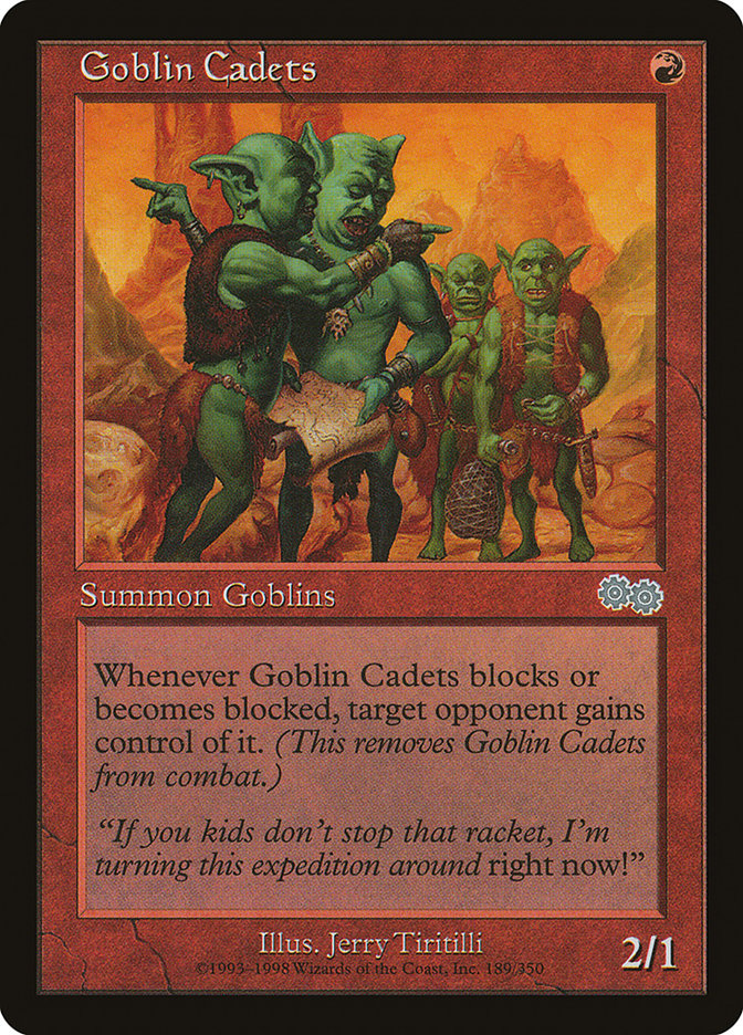 Goblin Cadets [Urza's Saga] | Red Riot Games CA