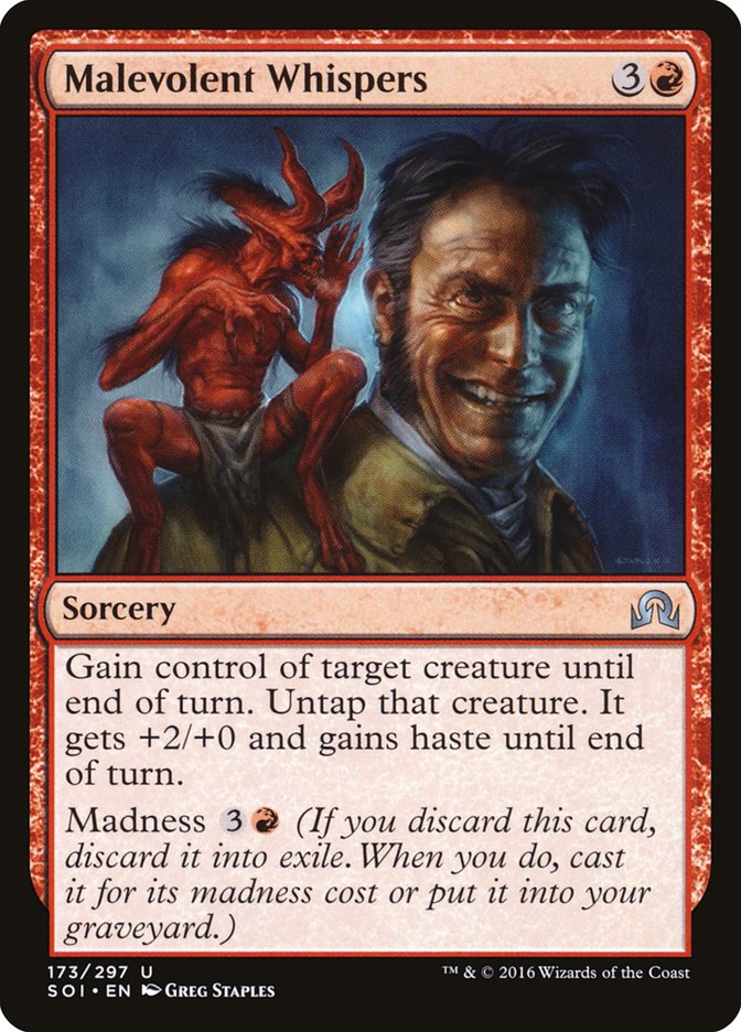 Malevolent Whispers [Shadows over Innistrad] | Red Riot Games CA