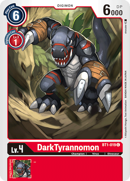 DarkTyrannomon [BT1-019] [Release Special Booster Ver.1.0] | Red Riot Games CA
