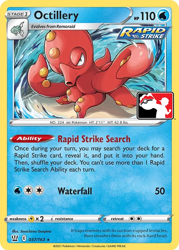 Octillery (037/163) [Prize Pack Series One] | Red Riot Games CA