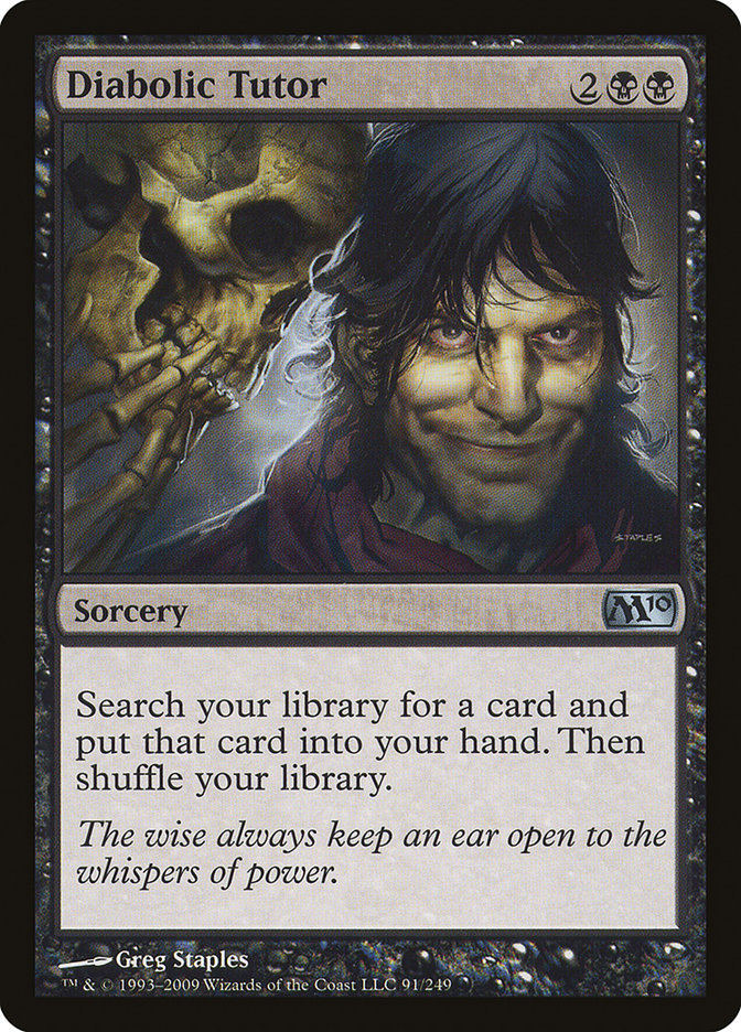 Diabolic Tutor [Magic 2010] | Red Riot Games CA