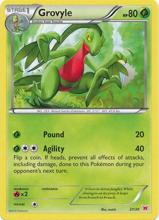 Grovyle (27/30) [XY: Trainer Kit 2 - Latias] | Red Riot Games CA
