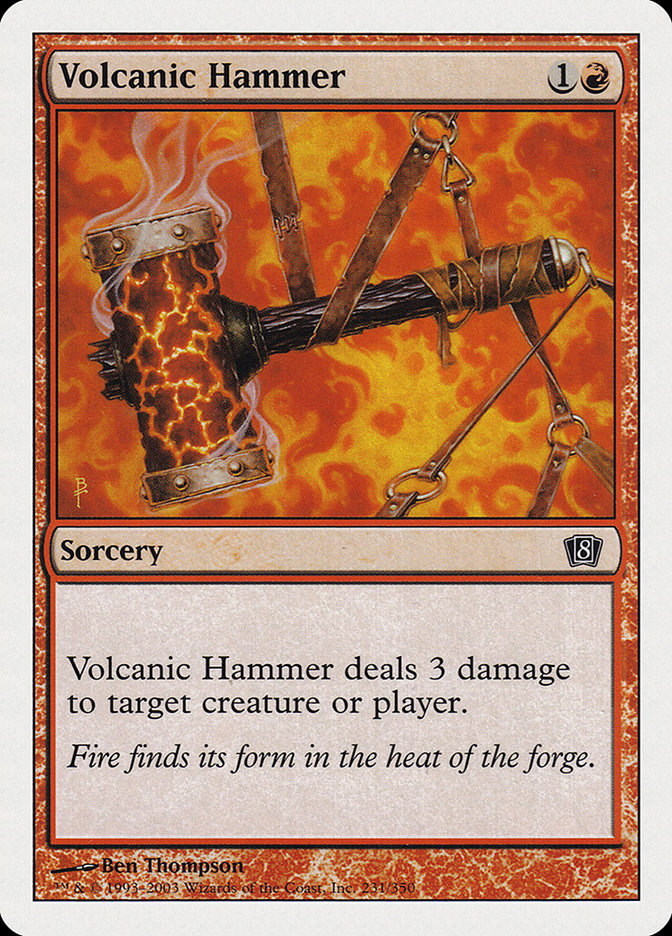 Volcanic Hammer [Eighth Edition] | Red Riot Games CA