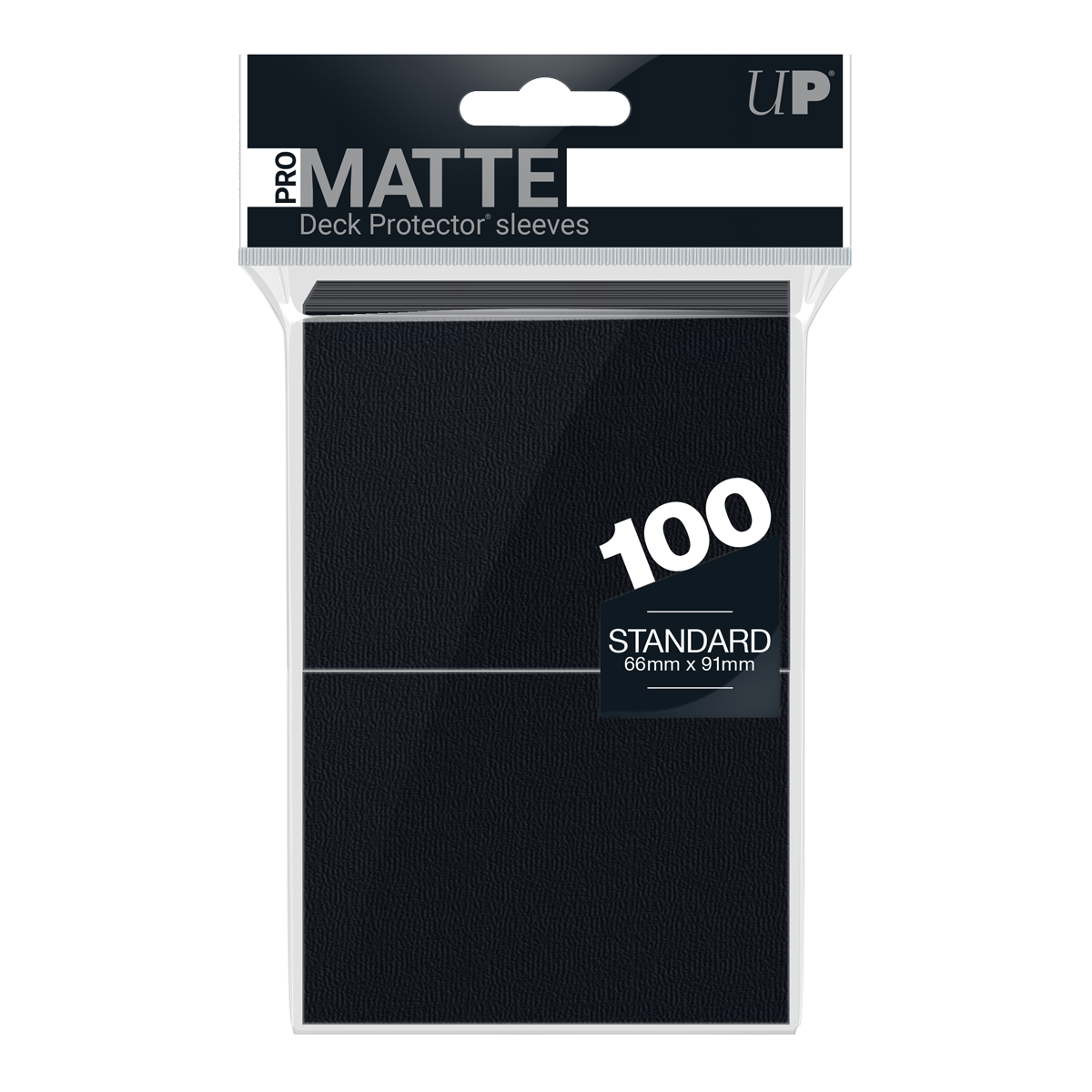 Ultra PRO: Standard 100ct Sleeves - PRO-Matte (Black)