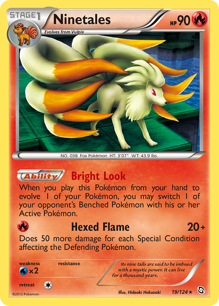 Ninetales (19/124) [Black & White: Dragons Exalted] | Red Riot Games CA