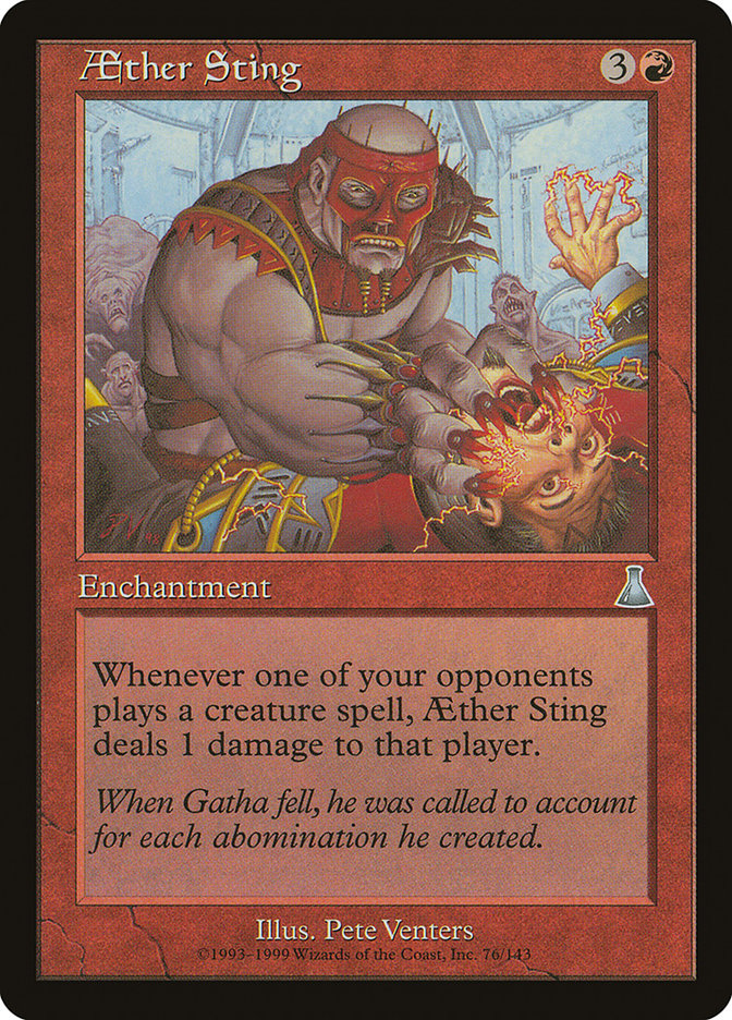 Aether Sting [Urza's Destiny] | Red Riot Games CA