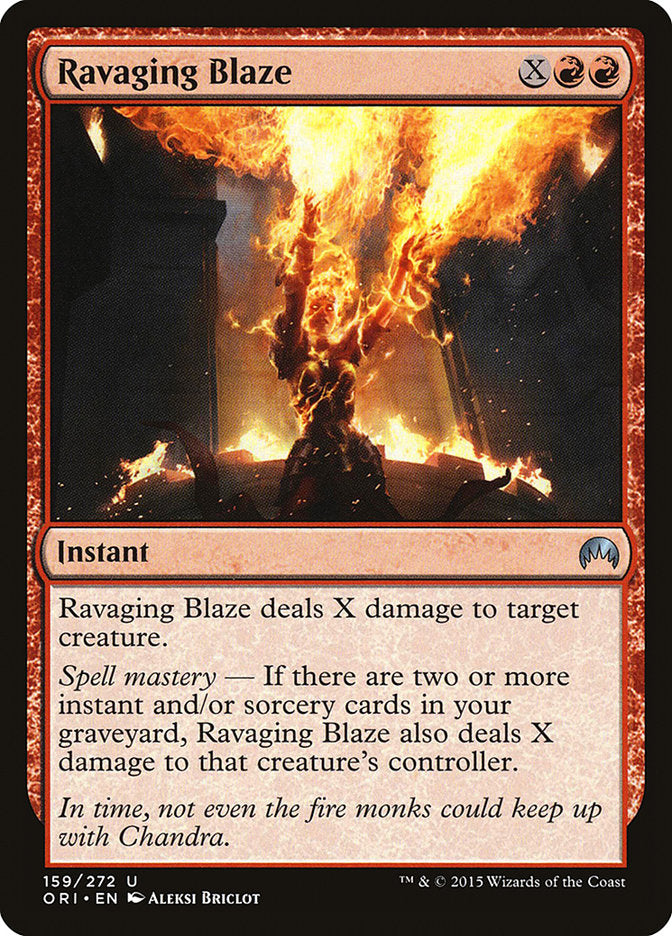 Ravaging Blaze [Magic Origins] | Red Riot Games CA