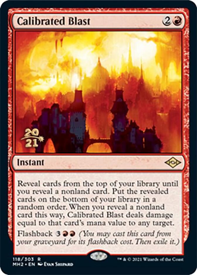Calibrated Blast [Modern Horizons 2 Prerelease Promos] | Red Riot Games CA