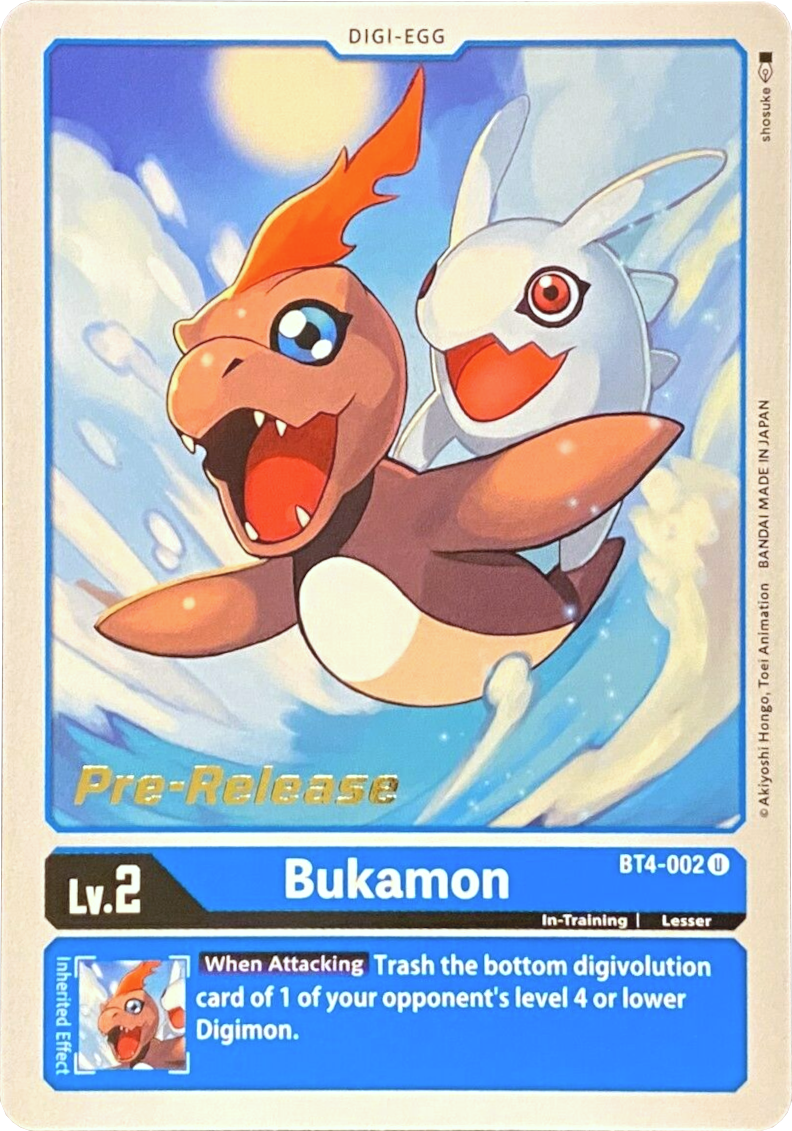 Bukamon [BT4-002] [Great Legend Pre-Release Promos] | Red Riot Games CA