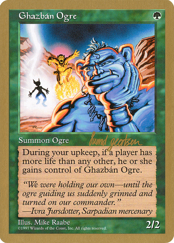 Ghazban Ogre (Svend Geertsen) [World Championship Decks 1997] | Red Riot Games CA