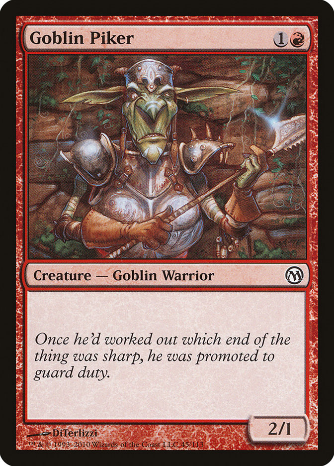 Goblin Piker [Duels of the Planeswalkers] | Red Riot Games CA