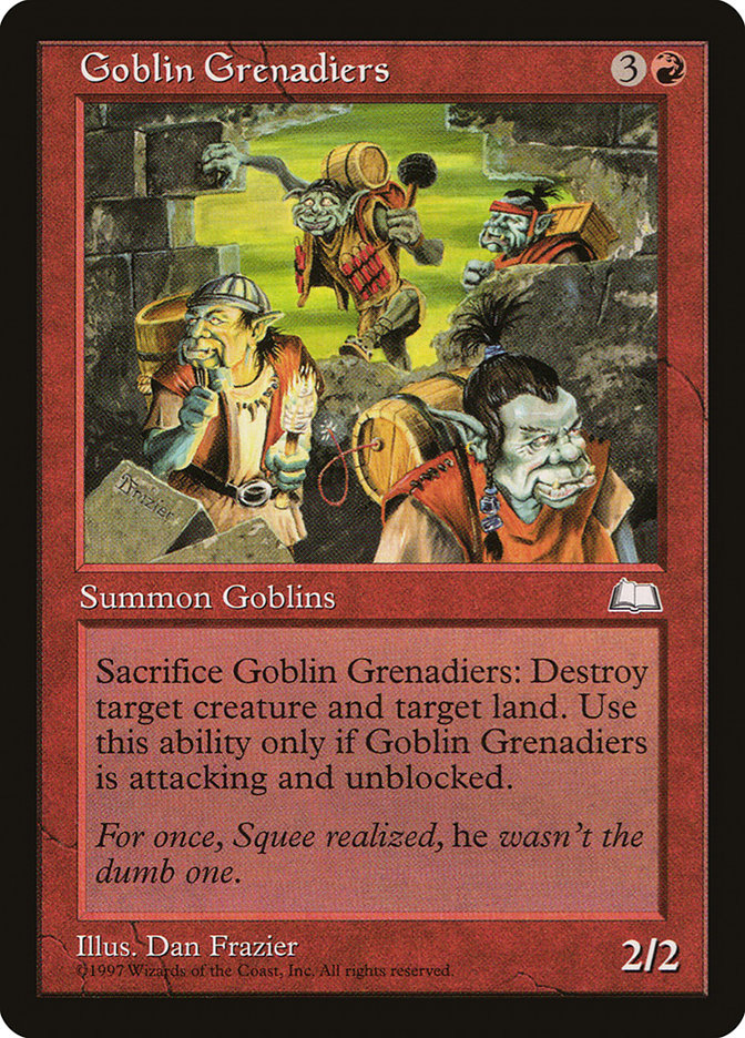 Goblin Grenadiers [Weatherlight] | Red Riot Games CA
