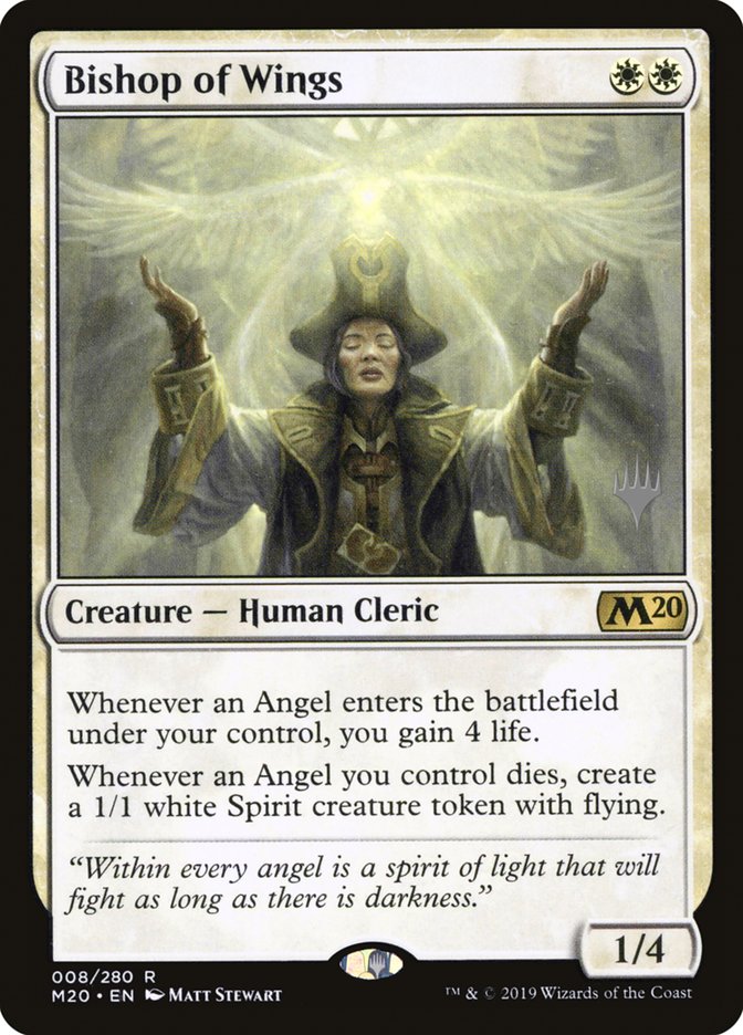 Bishop of Wings (Promo Pack) [Core Set 2020 Promos] | Red Riot Games CA