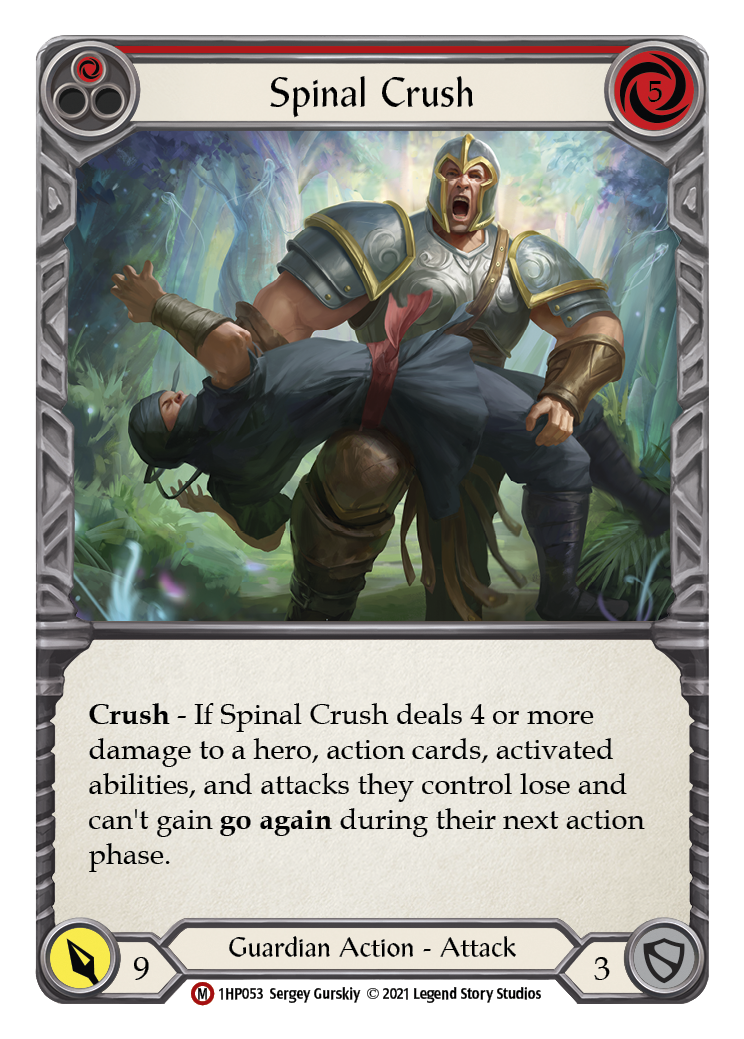Spinal Crush [1HP053] (History Pack 1) | Red Riot Games CA