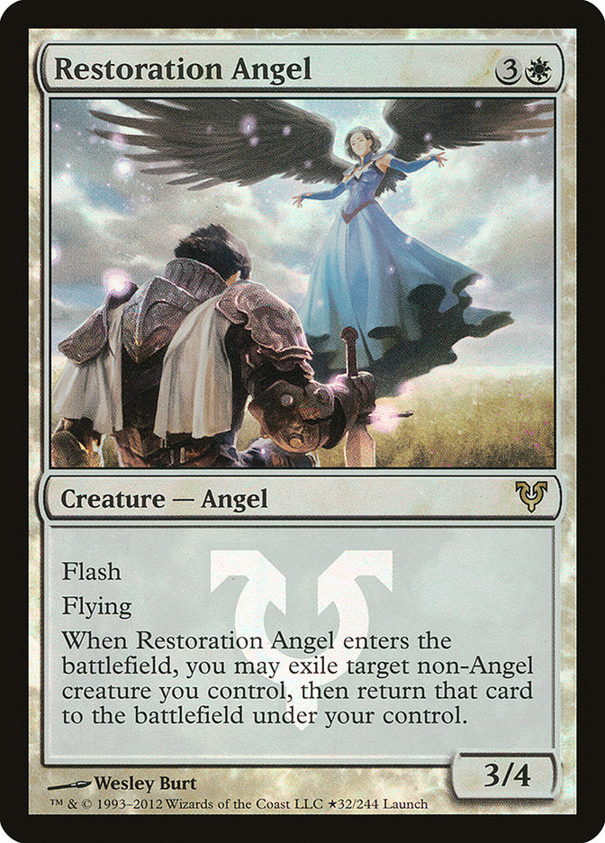 Restoration Angel (Launch) [Avacyn Restored Prerelease Promos] | Red Riot Games CA