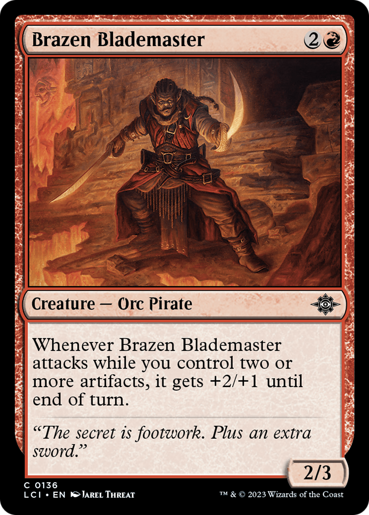 Brazen Blademaster [The Lost Caverns of Ixalan] | Red Riot Games CA