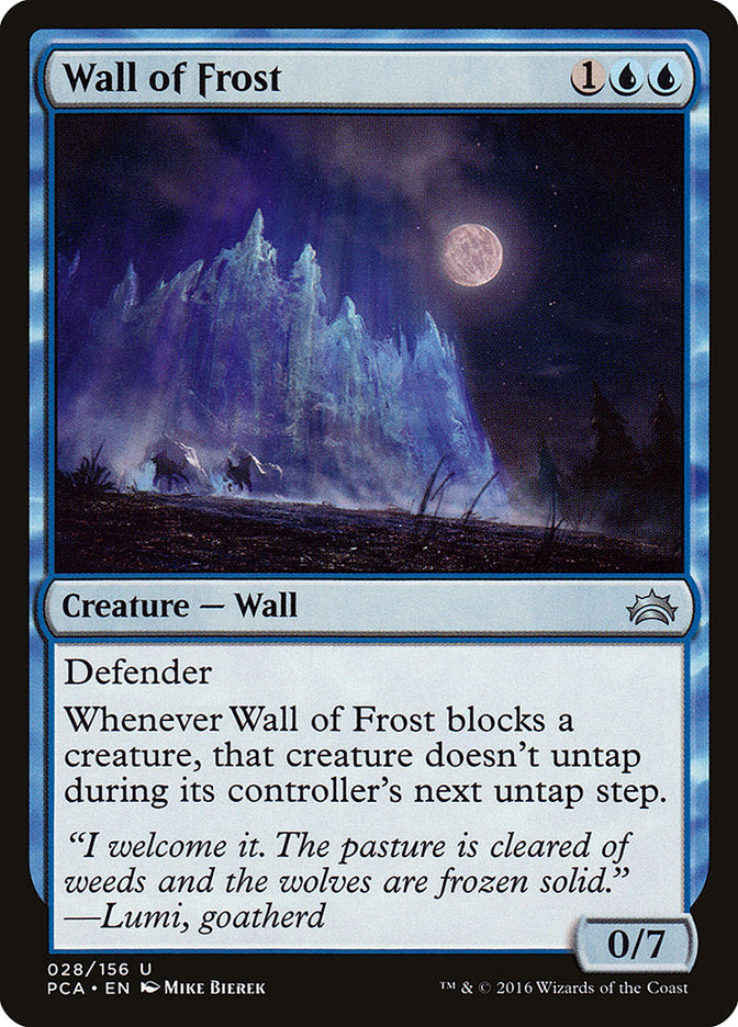 Wall of Frost [Planechase Anthology] | Red Riot Games CA