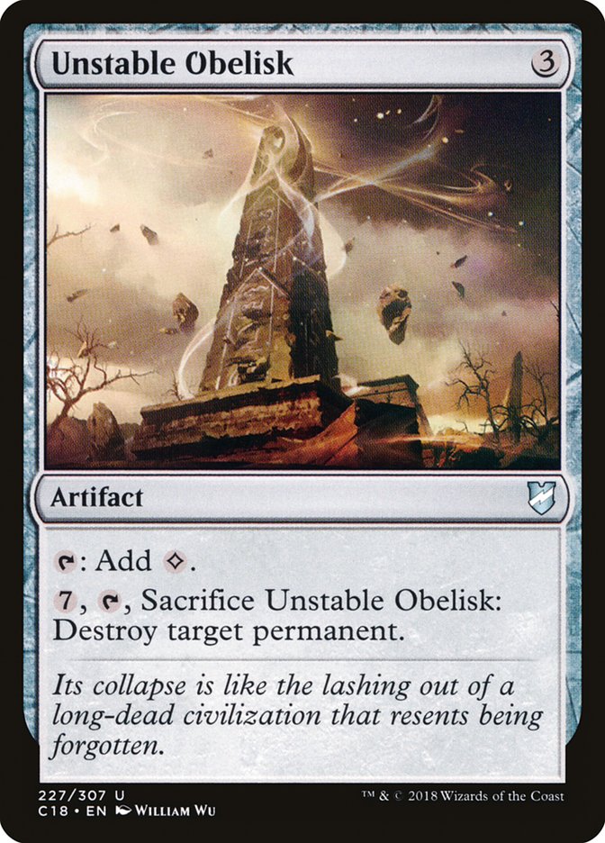 Unstable Obelisk [Commander 2018] | Red Riot Games CA