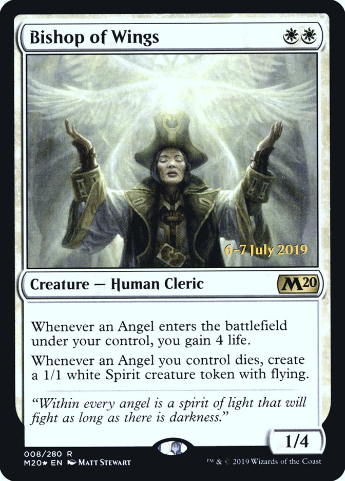 Bishop of Wings [Core Set 2020 Prerelease Promos] | Red Riot Games CA