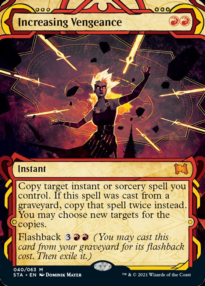 Increasing Vengeance (Foil Etched) [Strixhaven: School of Mages Mystical Archive] | Red Riot Games CA