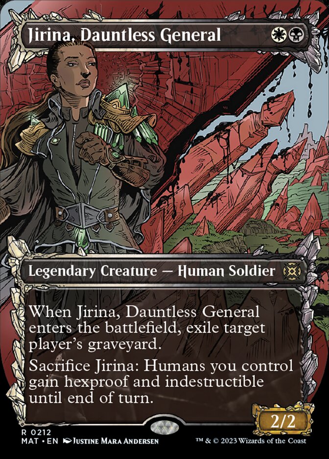 Jirina, Dauntless General (Showcase Halo Foil) [March of the Machine: The Aftermath] | Red Riot Games CA