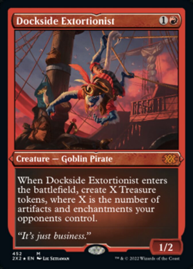 Dockside Extortionist (Foil Etched) [Double Masters 2022] | Red Riot Games CA