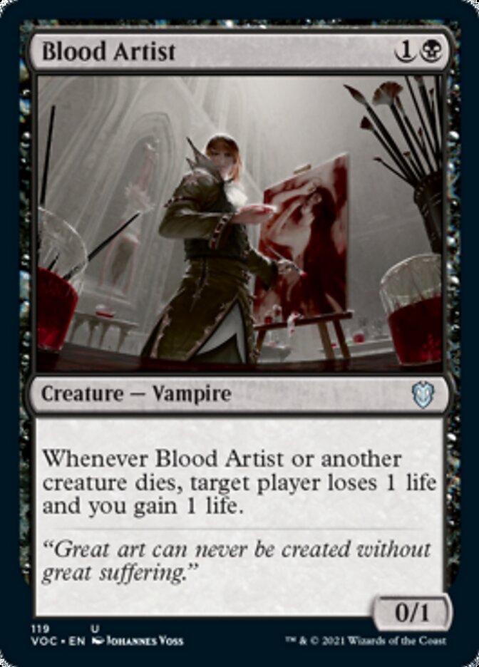 Blood Artist [Innistrad: Crimson Vow Commander] | Red Riot Games CA
