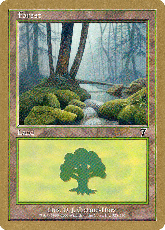 Forest (rl328) (Raphael Levy) [World Championship Decks 2002] | Red Riot Games CA