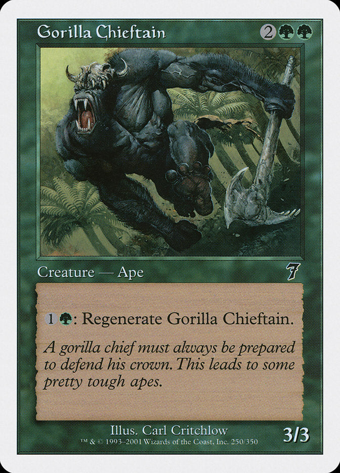 Gorilla Chieftain [Seventh Edition] | Red Riot Games CA