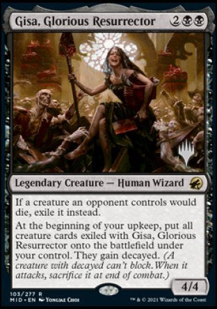 Gisa, Glorious Resurrector (Promo Pack) [Innistrad: Midnight Hunt Promos] | Red Riot Games CA