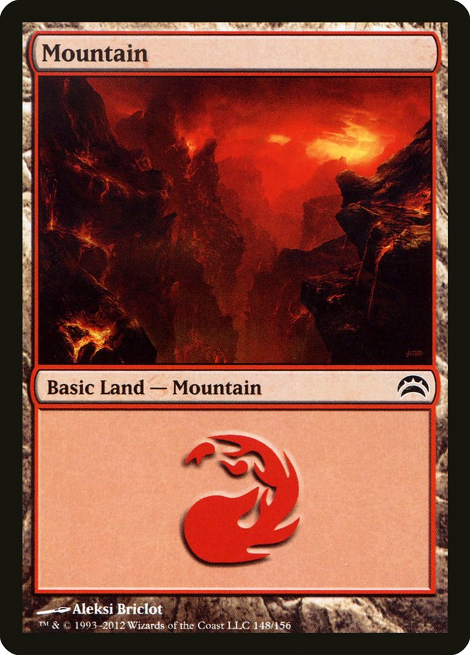Mountain (148) [Planechase 2012] | Red Riot Games CA