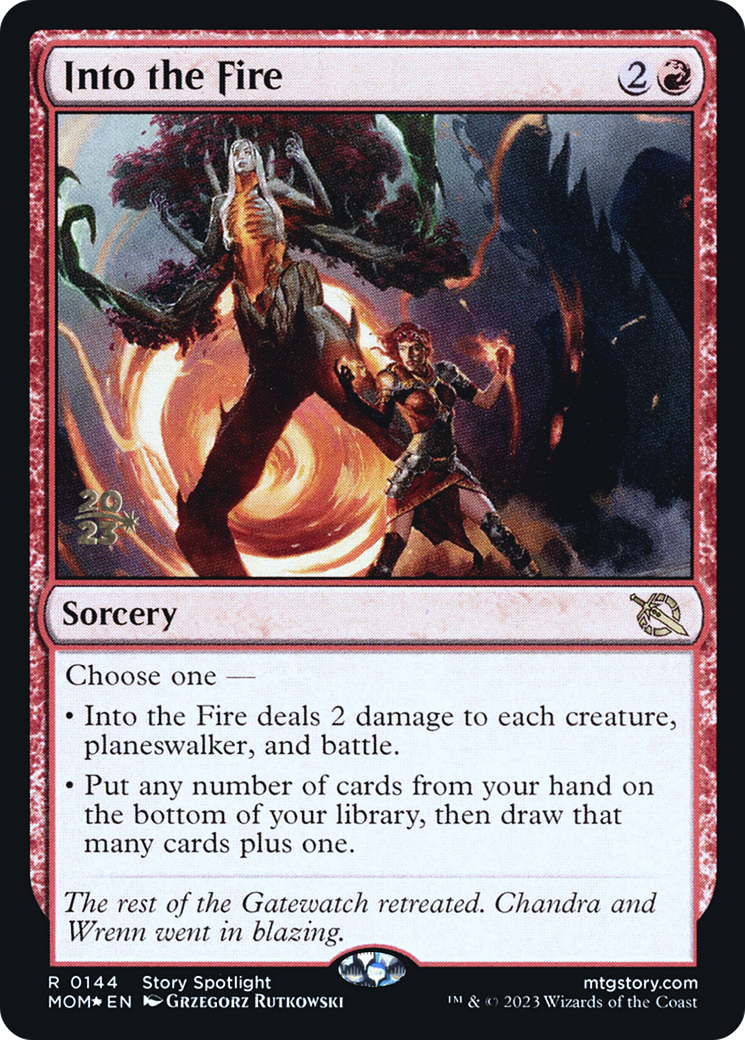 Into the Fire [March of the Machine Prerelease Promos] | Red Riot Games CA