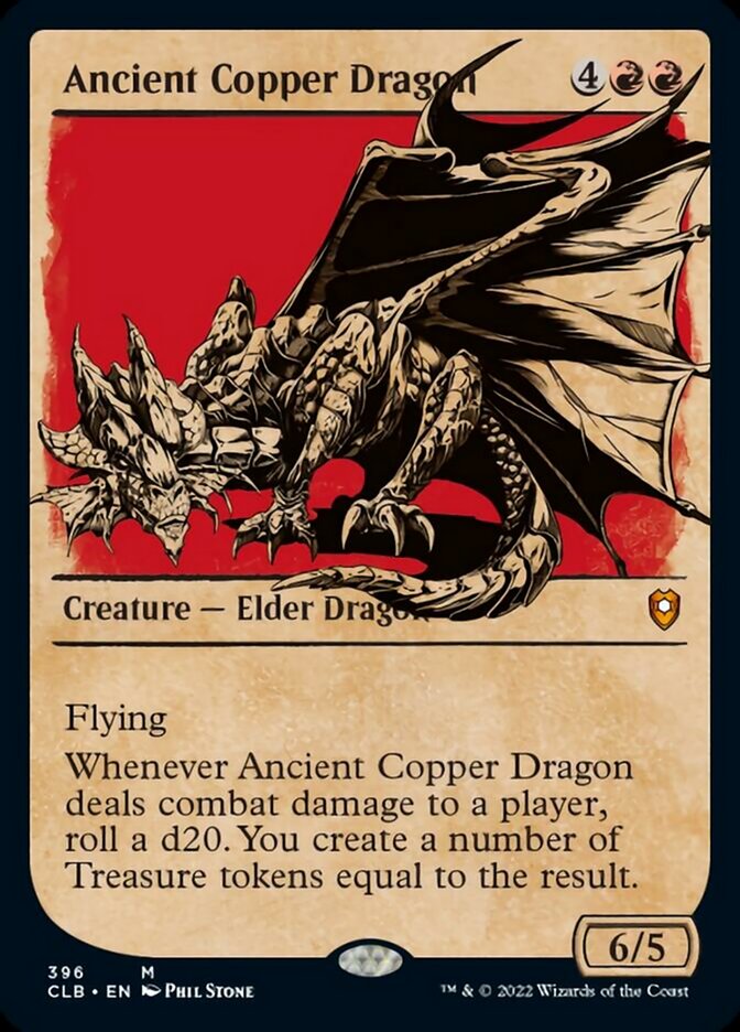Ancient Copper Dragon (Showcase) [Commander Legends: Battle for Baldur's Gate] | Red Riot Games CA